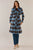 Britney Coat By Betty Basics - Blue/Chocolate Check