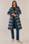 Britney Coat By Betty Basics - Blue/Chocolate Check