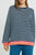 Tyra Sweat By Betty Basics - Navy/White Stripe