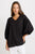 Bella Linen Blend Blouse By Betty Basics - Black