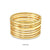 Zinc Alloy Hinged Bangle - Gold Plated
