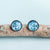 Blue Blossom - Stud Earrings