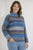 Billie Stripe Jumper By Bromley - Denim