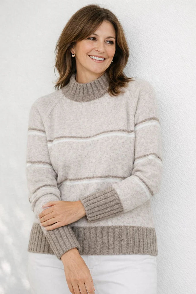 Austin Stripe Jumper By Bromley - Multi