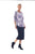 Print/Stripe Mix Long Sleeve Tee By Cafe Latte - Silver Linea