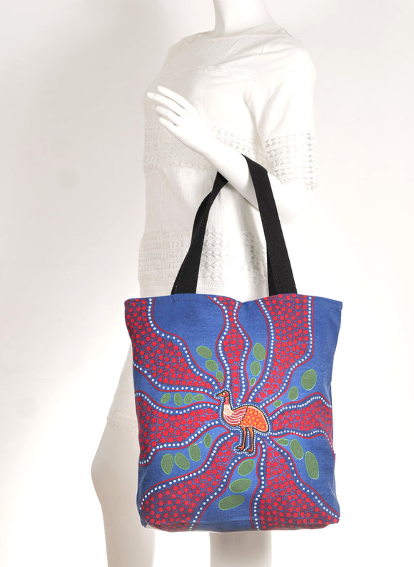 Recycled Cotton Tote Bag - Emu Egg Hunting