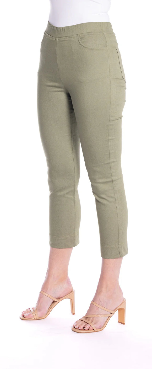 7/8 Pant By Cafe Latte - Khaki