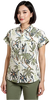 Cap Sleeve Pocket Shirt - Palm Trees