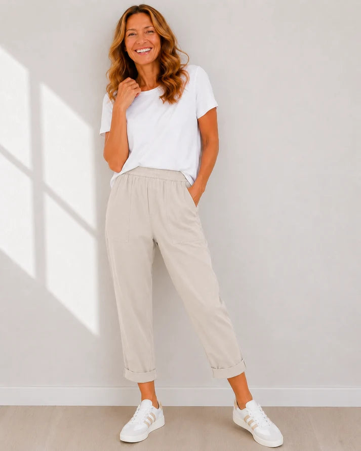 Supreme Crop Pant By Maglia - Pummice