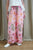 Protea Print Lounge Pants By Linens Unlimited - Soft Pink