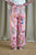 Protea Print Lounge Pants By Linens Unlimited - Soft Pink