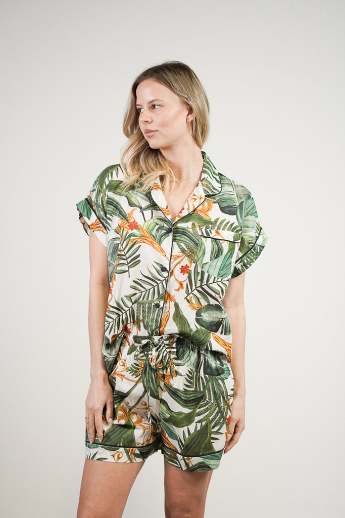 Safari Short PJ Set By Linens Unlimited