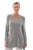 Marle Knit L/Sleeve Tunic Top By Cafe Latte - Khaki