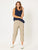 Santorini Cotton Pant By Threadz - Natural