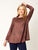 Margie Cowl Swing Top By Cordelia St - Shiraz
