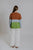 Block Stripe Pullover By Bella - Cinnamon/Leaf Green