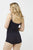 Shoestring Singlet Top By Tani- Navy