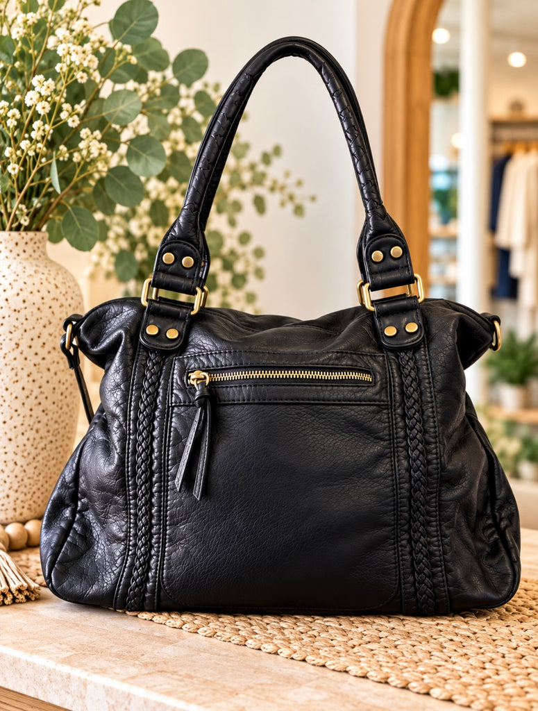 Overnight Bag / Handbag - Black