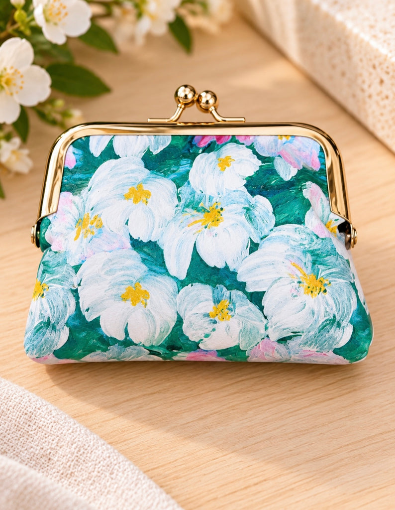 Kiss Lock Purse - Print