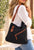 The Wanderer Crossbody Jute Bag - Black
