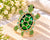 Turtle Brooch - Green