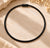 Zsiska Bliss Magnetic Closure Cord Necklace -  Black