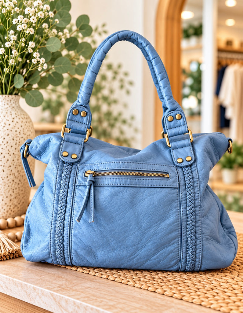 Overnight Bag / Handbag - Blue