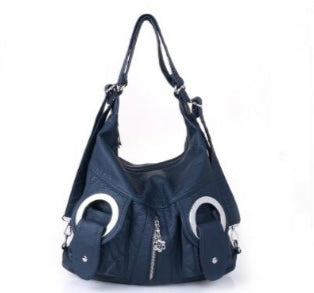 The 3 Way Handbag - Dark Blue