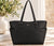 Side Pocket Tote Bag - Black