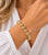 !0mm Gold Bead Magnetic Bracelet