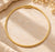 Zsiska Bliss Magnetic Closure Cord Necklace -  Gold