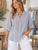 Bella Stripe Shirt By Renoma - Slate