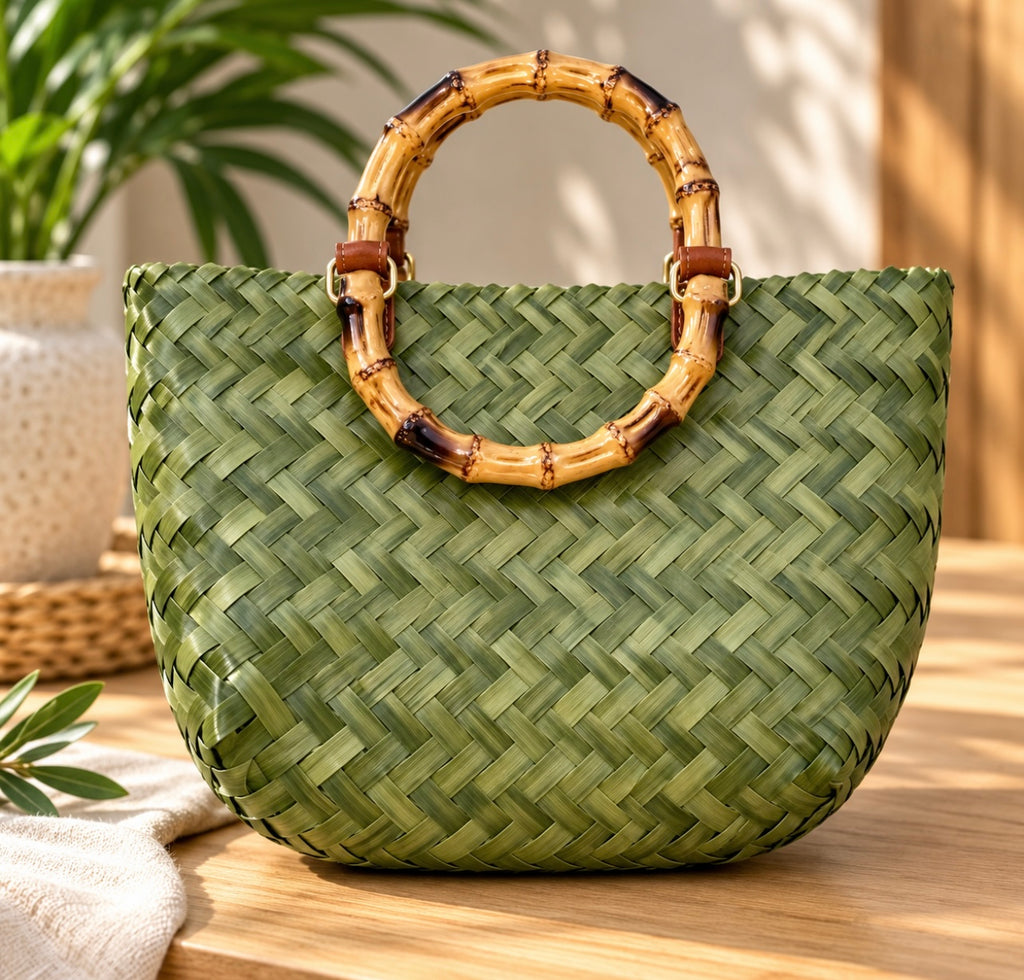 Woven Bag - Green