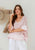 Carina Linen Top - Blush
