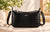 Small Crossbody Vegan Leather Bag - Black