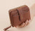 Solid Colour Wallet - Brown