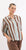 Dorothy Wide Stripe Linen Shirt - Chocolate & Blue