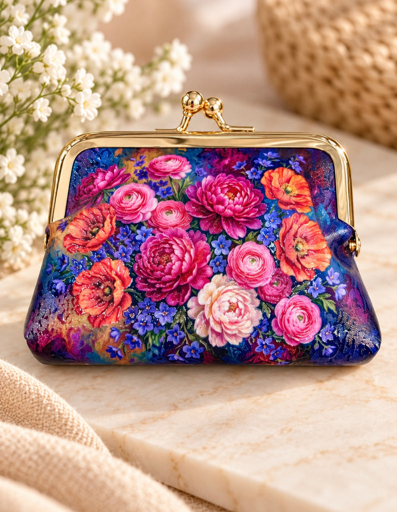 Kiss Lock Purse - Print