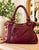 Overnight Bag / Handbag - Plum