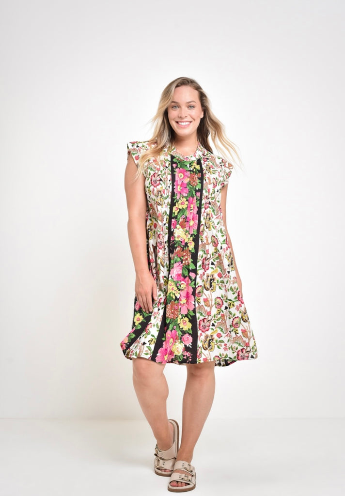 Pintuck Pocket Dress By Saint Lori