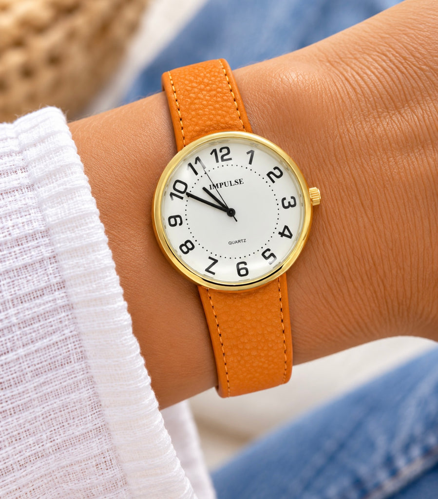 Slap Watch - Orange / Gold