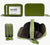 Credit Card Wallet With Small Coin Purse - Green