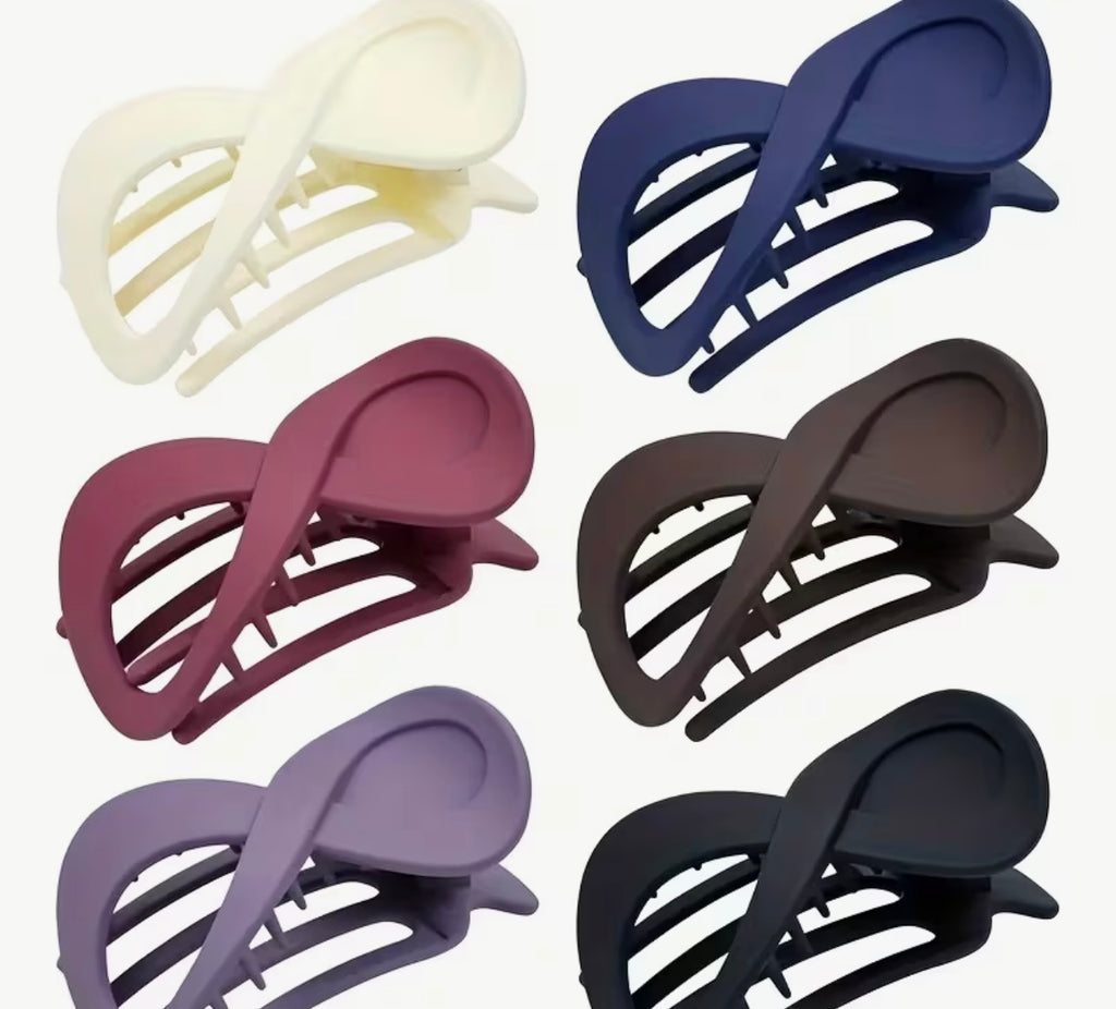 Retro Style Hair Claw - Cherry