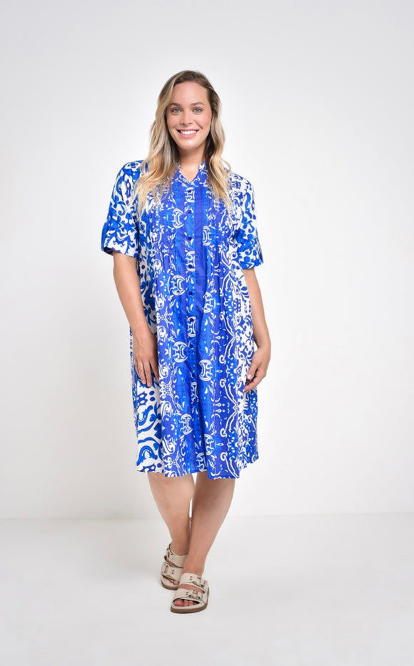 Button Through Dress By Saint Lori
