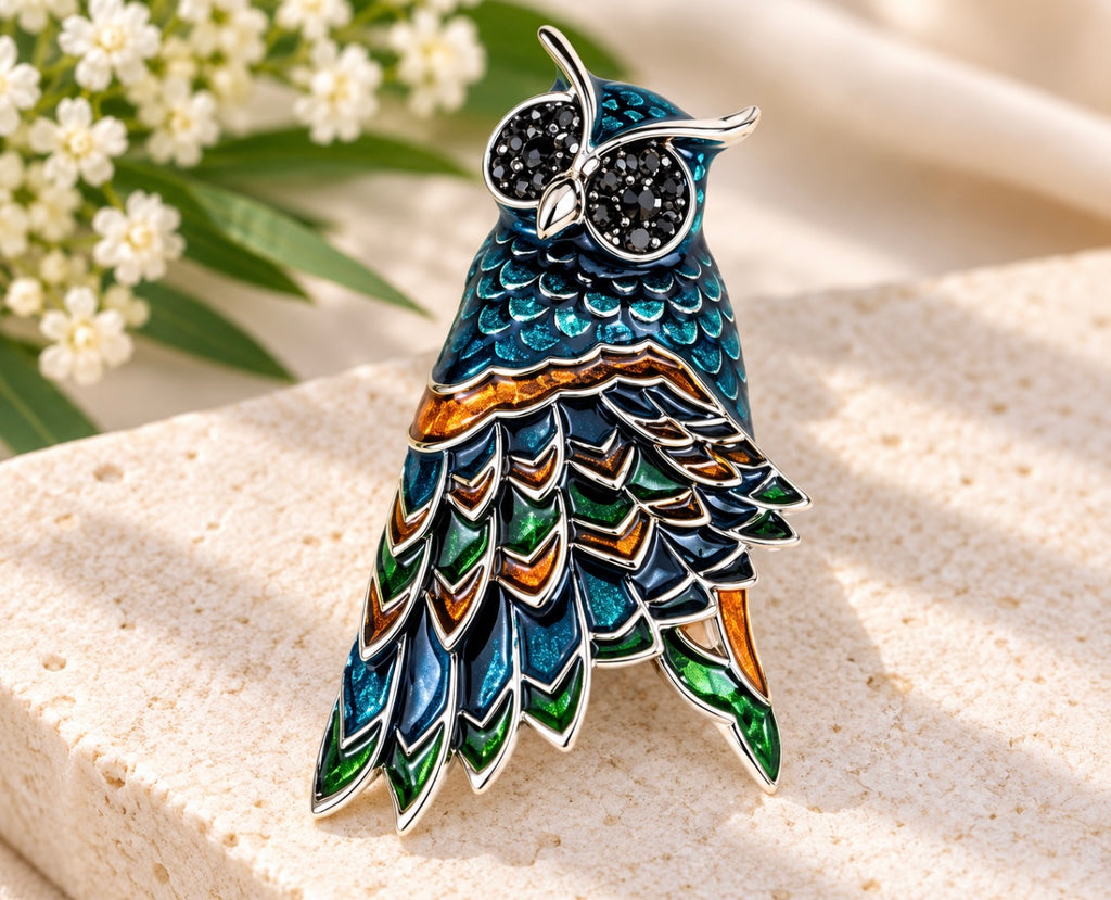Owl Brooch