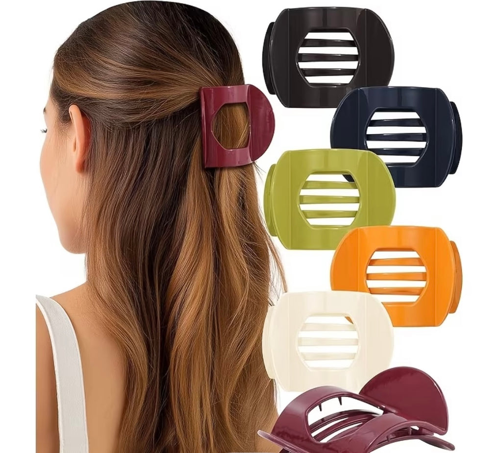 Flat Style Flat Hair Clip - Green