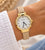 Bangle Watch - Gold/Stone
