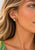 Metal Ball Stud Earrings - Gold