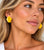 Zsiska Rock Candy Clip-On Earrings - Golden Facet