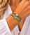Stretch Bracelet Set/2 - Green